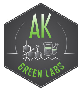 AK Green Labs cannabis testing facility in Anchorage Alaska logo
