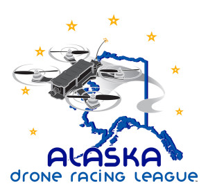 Alaska Drone Racing League logo designed by AKSYS with Kolina Brunschkova and Justin Matley