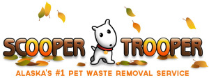 Scooper Trooper Pet Waste Removal Service fall logo
