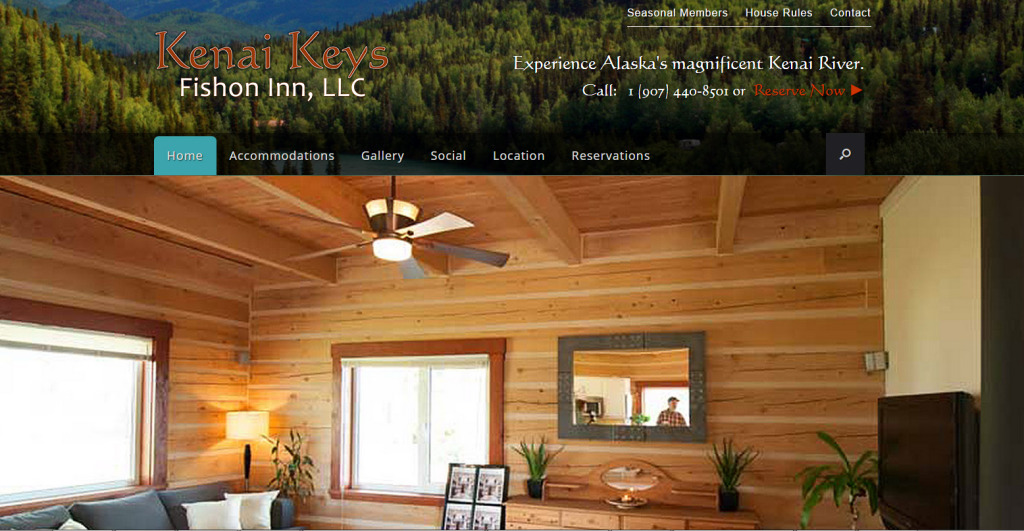 Alaska's latest Kenai River lodge and vacation home rental