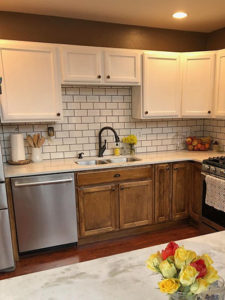 Acorn Maintenance Repair Eagle River Alaska custom kitchen backsplash tile install and repair