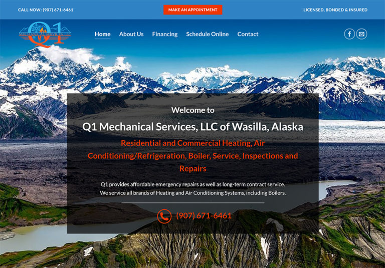 Wasilla & Palmer, AK Heating/Cooling Repair ⋆ Q1 Mechanical Services LLC
