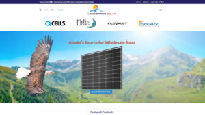 Solar panels, batteries, chargers and inverters in Alaska with Long Spring Solar
